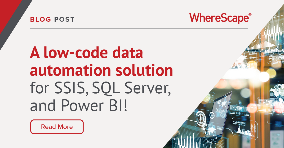 A low-code data automation solution for SSIS, SQL Server, and Power BI!