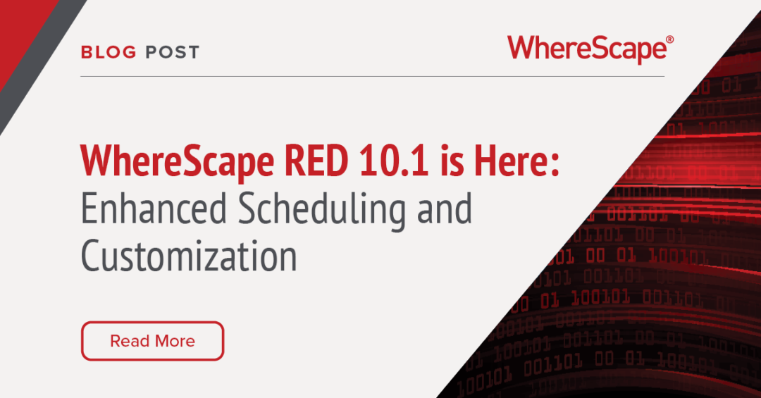 WhereScape RED 10.1 is Here: Enhanced Scheduling and Customization