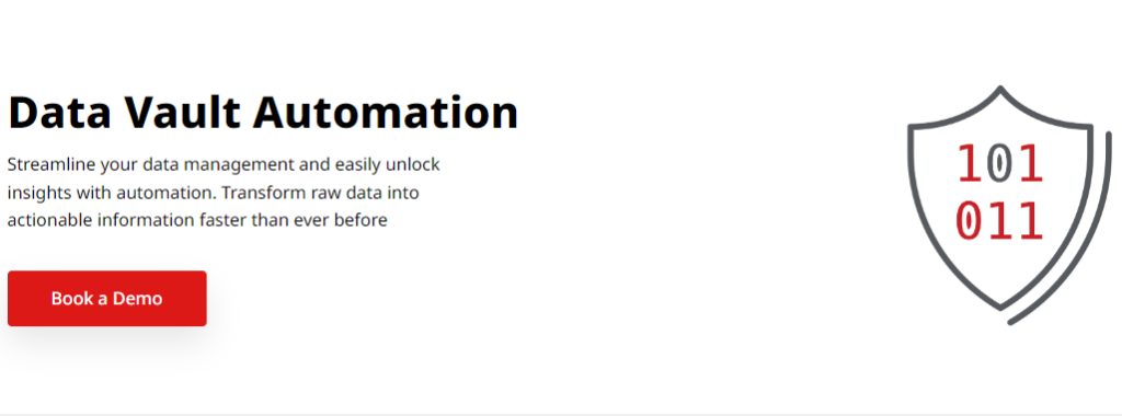 WhereScape's Data Vault Automation Demo Form Link