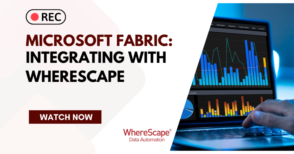 Image title card for pre-recorded Microsoft Fabric and WhereScape Integration