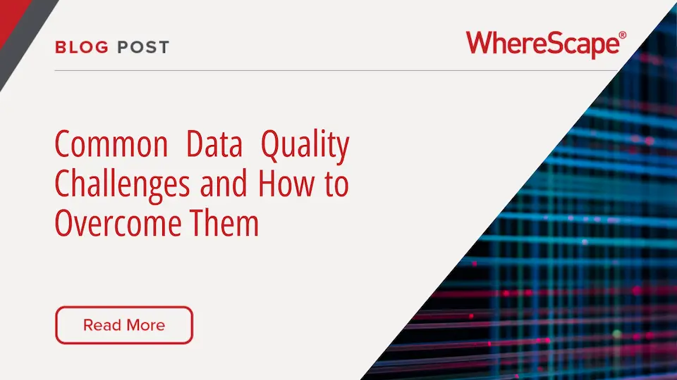 Blog Title image for "Common Data Quality Challenges and How to Overcome Them"