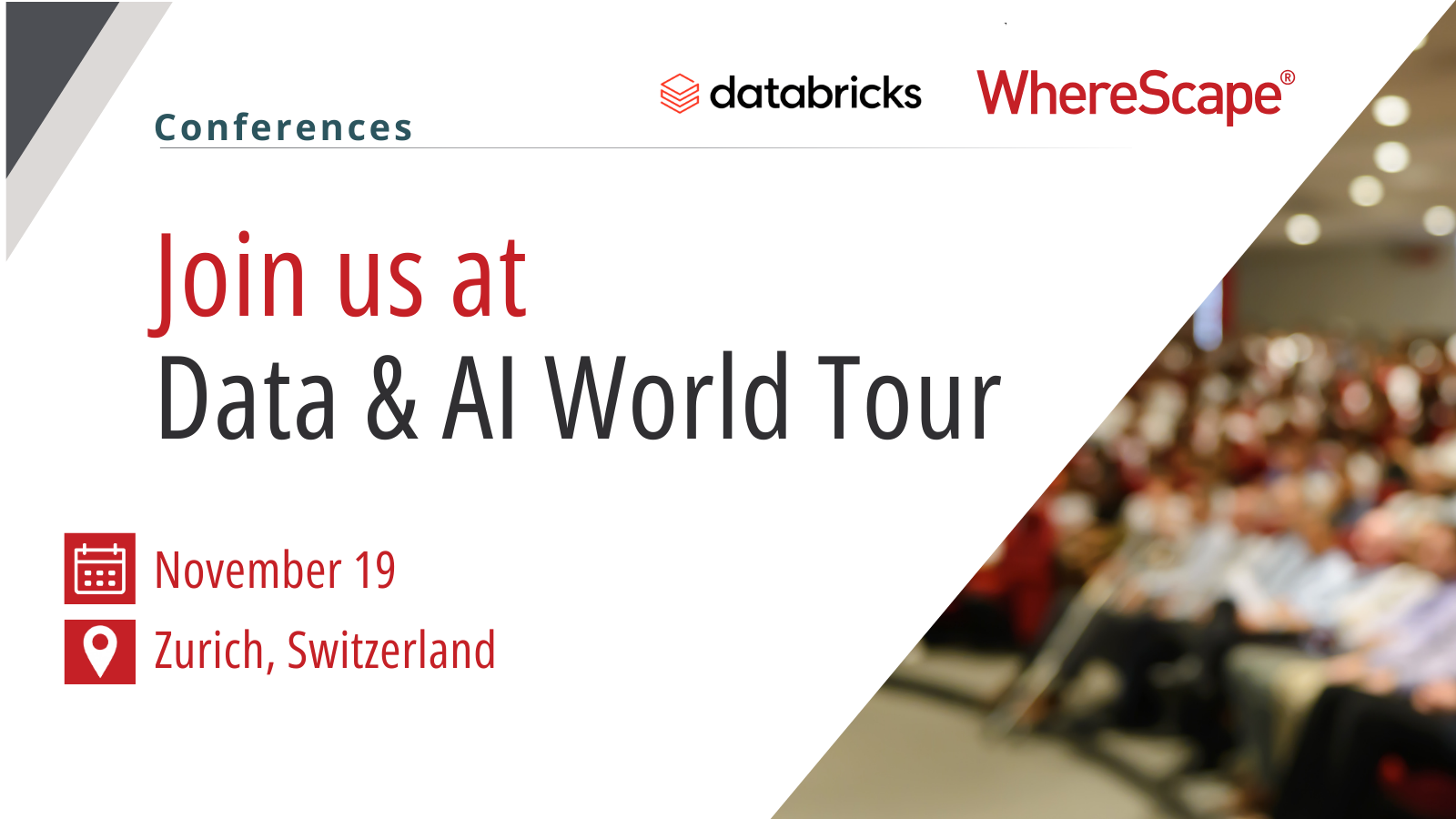 Databricks Data & AI World Tour Zurich WhereScape