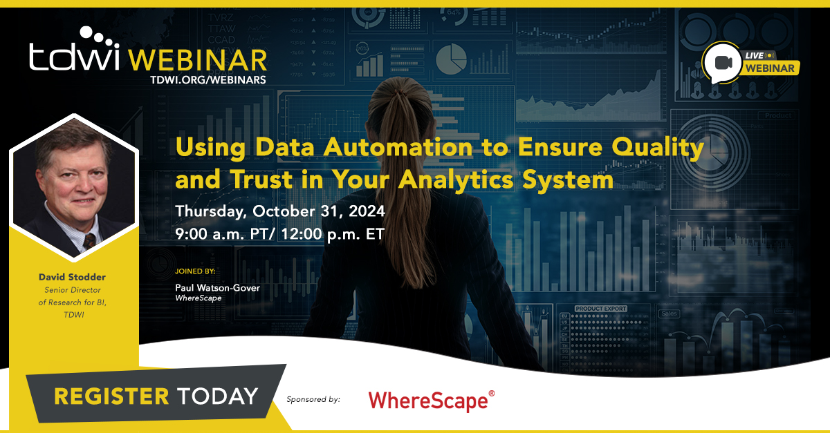 TDWI Webinar with WhereScape