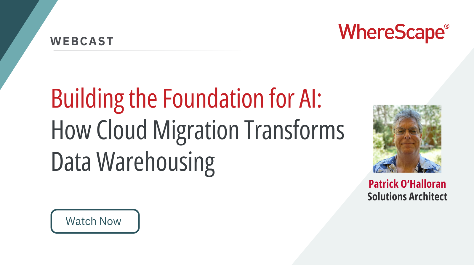 On Demand | Building the Foundation for AI: How Cloud Migration Transforms Data Warehousing