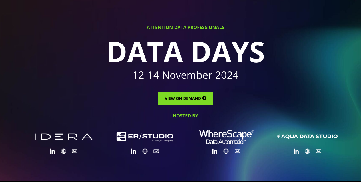 On Demand | Data Days 2024