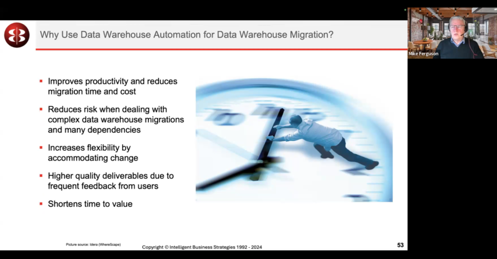 why use data automation for data warehouse migration