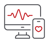 Healthcare Computer and Phone Icon