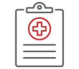 Healthcare clipboard icon