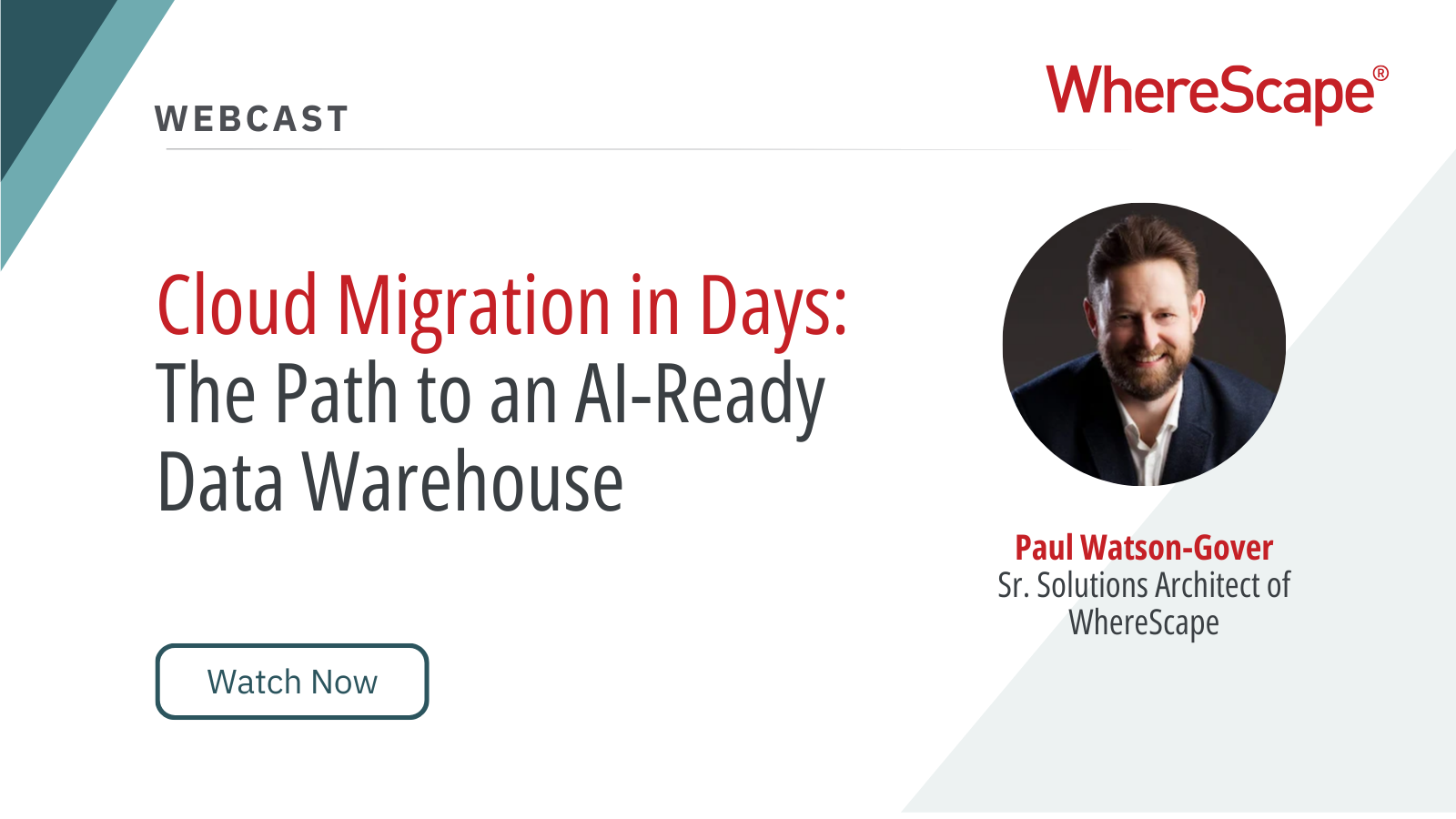 Migrate your data warehouse to the cloud in days, not months. Automate migration, eliminate manual coding, and build an AI-ready data foundation.