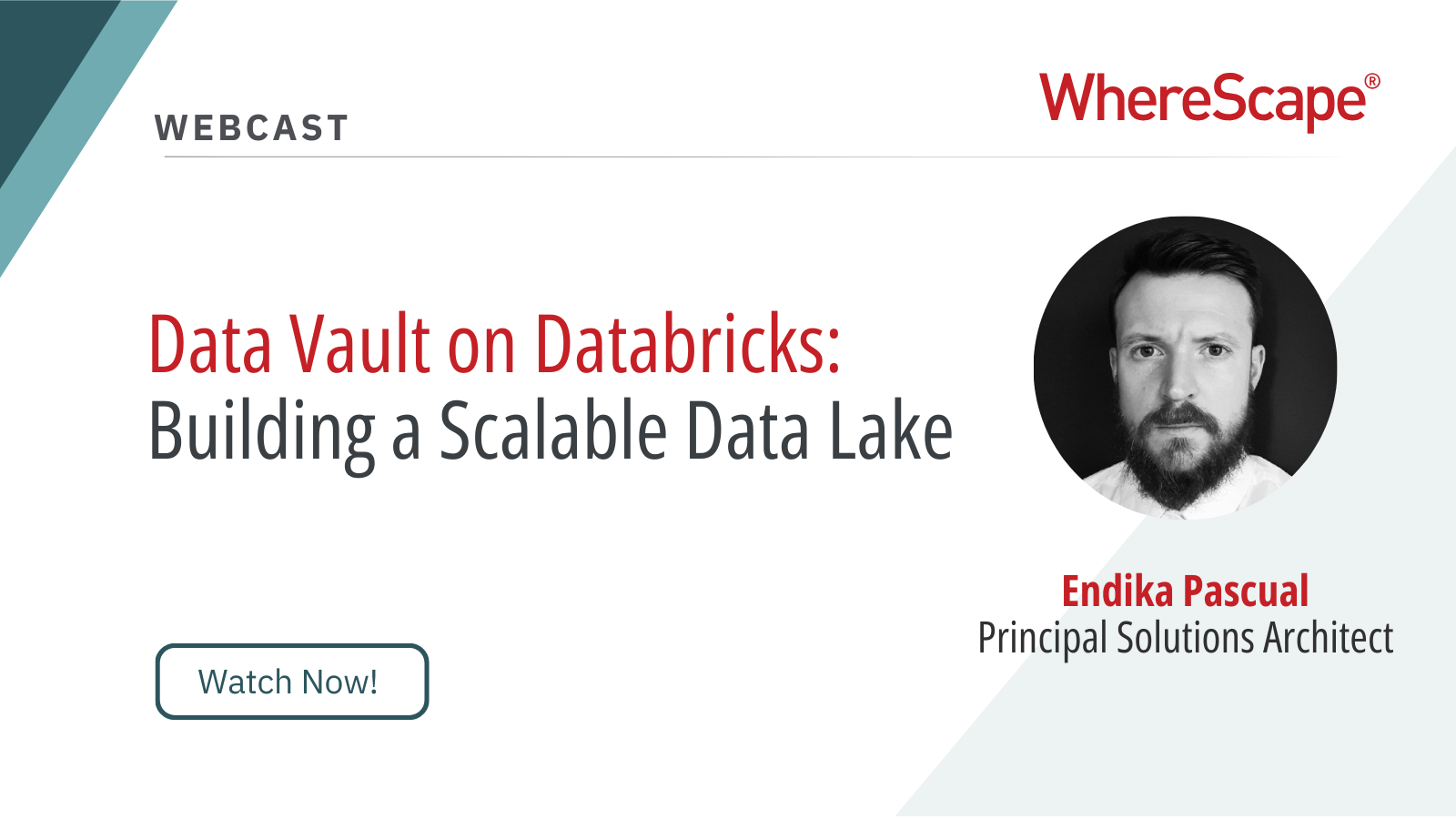 data vault on databricks webcast